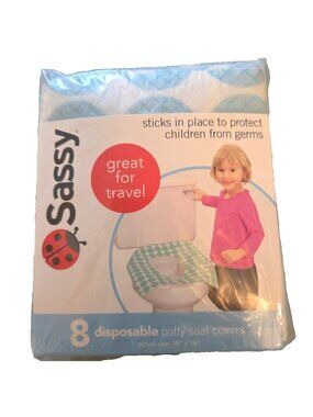 8 Disposable Potty Toilet Seat Covers by Sassy NEW in Pkg